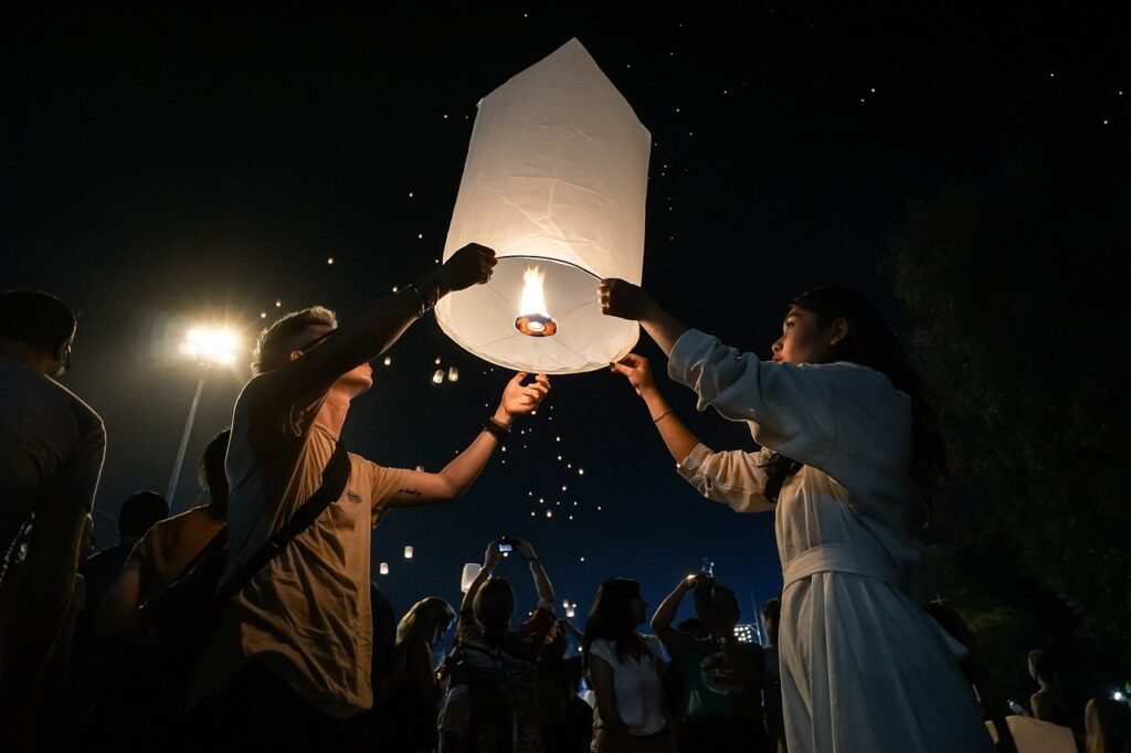 lantern, tradition, couple, love, yipeng, light, night, chiangmai, festival, thailand, lantern, lantern, couple, couple, love, chiangmai, festival, festival, festival, thailand, thailand, thailand, thailand, thailand